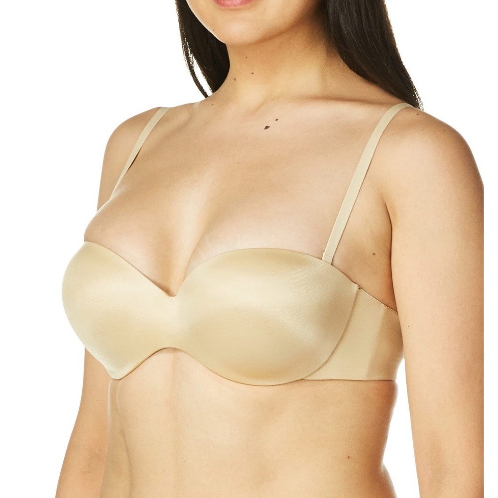 Maidenform Women's Smooth Strapless Extra Coverage, Latte Lift,42C